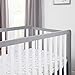 Carter's by DaVinci Colby 4-in-1 Convertible Baby Crib - GREENGUARD Gold Certified Convertible Crib to Toddler Bed, Daybed, Full-Size Wooden Bed - 4 Adjustable Mattress Heights - Grey and White