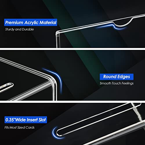 Maxgear Acrylic Donation Box With Lock And Sign Holder, Clear Ballot Box Donation Boxes For Fundraising (6.25" X 4.5" X 4") With Lock - Clear #TOP5