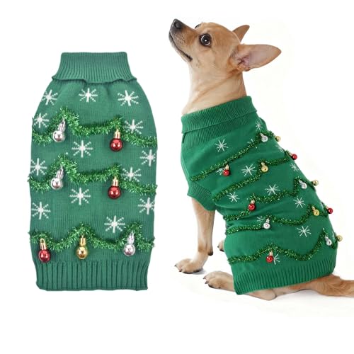 Suéter navideño para perro talla S