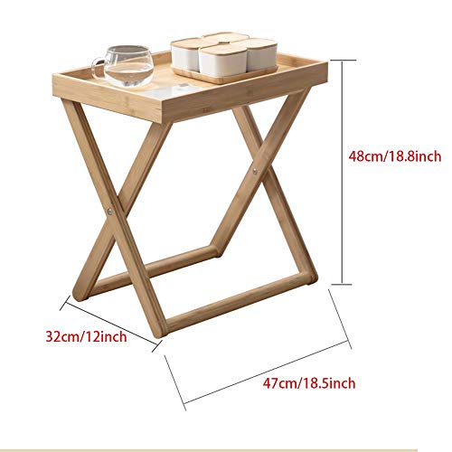 Table d'appoint en bambou SENSEN pliable pour salon