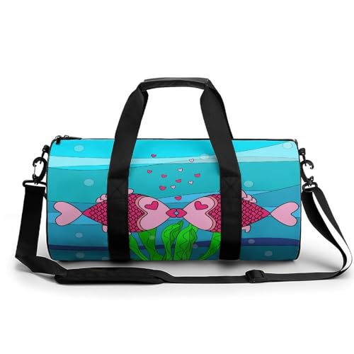 Sac de voyage Poisson Rose idéal pour votre prochain week-end camping