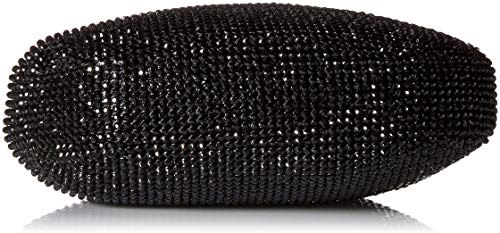 Jessica Mcclintock Womens Staci Mesh Wristlet Pouch Evening Handbag, Black, One Size Us #TOP3