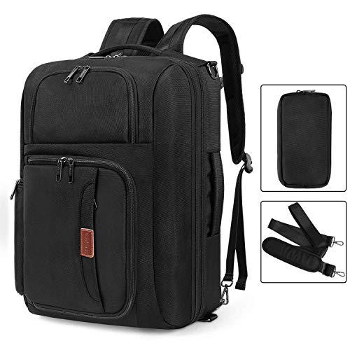 CoolBELL Laptop Rucksack 17,3 Zoll wasserdicht Schulrucksack (17,3 Zoll, Schwarz2)