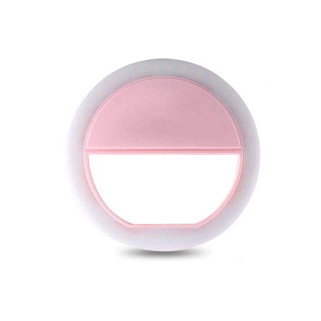 Selfie Selfie Ring Light with 36 LED Selfie Lamp 3 Levels Lighting LED Flash Light Portable Ring Light for Phone Flashes Lights (Color : Pink)