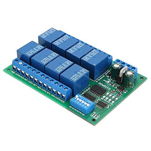 Relais DC 12V FTVOGUE : carte d'extension PLC 8 canaux avec boîtier rail DIN Modbus