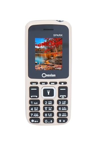Image of Onexian Spark 2160 Dual Sim |Keypad Mobile| with 1.8 inch Display | Voice Changer | Auto Call Recording | Long Lasting Battery | Wireless FM | Digital Camera | Feature Phone | Torch | Gold