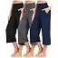 A-black,grey,navy Blue(capri)