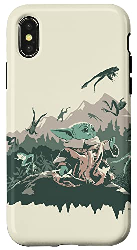 Coque iPhone X XS Star Wars Grogu antichoc et anti-rayures