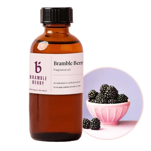 Bramble Berry Scented Fragrance Oil (2 Fl oz) | Great for Making DIY Soap, Candles, Lotion, Bath Bombs, Skin & Body Care | Vegan, Phthalate & Paraben Free
