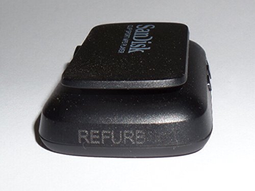 Image of SanDisk Clip Sport 4GB MP3 Player, Black With LCD Screen and MicroSDHC Card Slot- SDMX24-004G-G46K