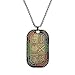 HillSpring Put On The Full Armor of God Tag, Stainless Steel Pendant Necklace