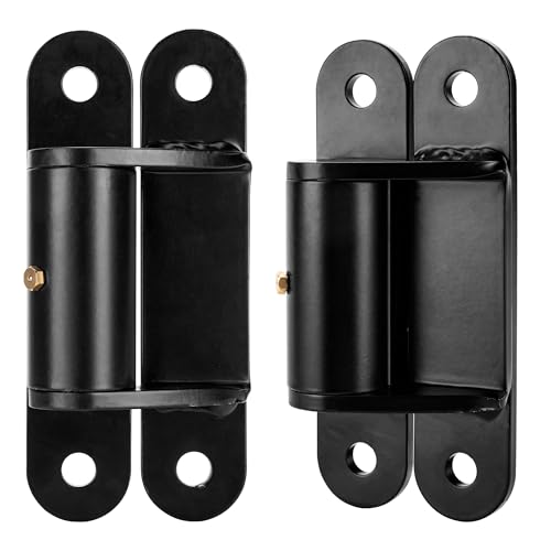 Heavy duty gate hinges for Large Heavy Wooden or Metal gates.7''Gate hinge can opens 180°,Face mount Bolt on or Weld on gate within 1100 Lbs, Heavy duty hinge with built-in roller bearings,2 pack GF01