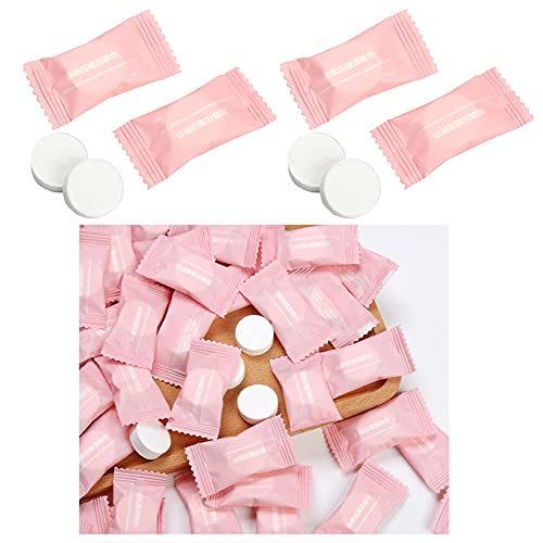 100 PCS Compressed Towel,Portable Disposable Compressed Cotton Coin Tissue Towel for Travel, Camping, Hiking, Sport, Beauty Salon, Home Hand Wipes