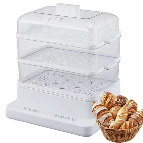 Cuiseur vapeur électrique à 360° - Cuiseur vapeur pliable et amovible à 3 niveaux for la maison, panneau chauffant for aliments chauds, conservation automatique de la chaleur, multicuiseur électrique