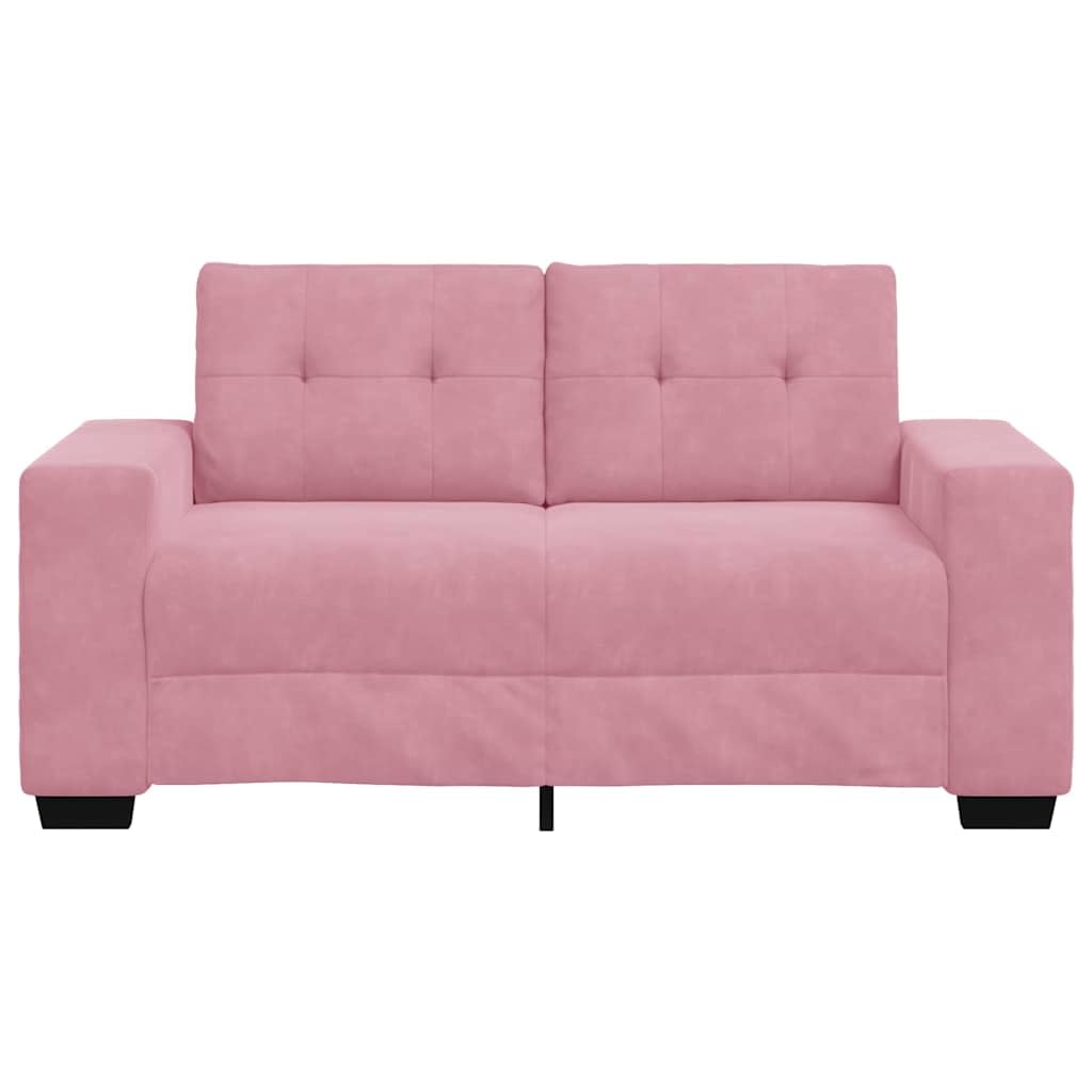 Générique Loveseat Velvet 120 cm Rosa