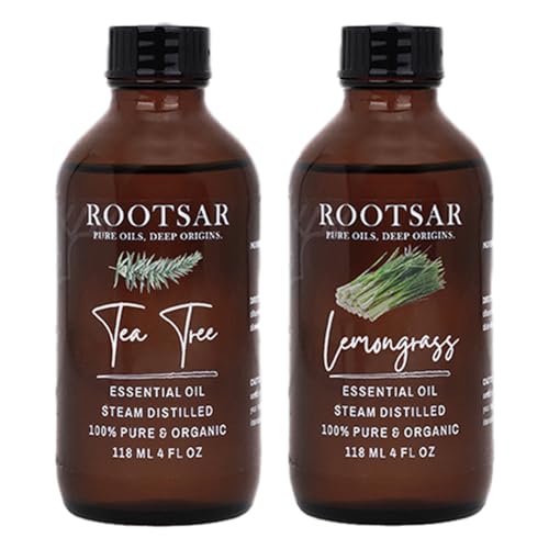 Tea Tree and Lemongrass Essential Oil 4 FL OZ / 118 ML