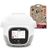 ティファール 電気圧力鍋 3L タッチパネル 時短 内蔵270レシピ おまかせ手料理 自動調理 「クックフォーミー タッチ」 アプリと連携 カッティングボード付き...