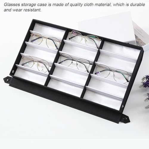 Support d'exposition de lunettes et boîte de rangement empilable de placard