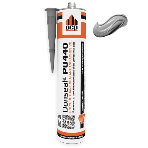 DCP Donseal PU440 Polyurethane Concrete Sealant 1 Pack– Non-Sag Concrete Caulk for Joints, Walls,...