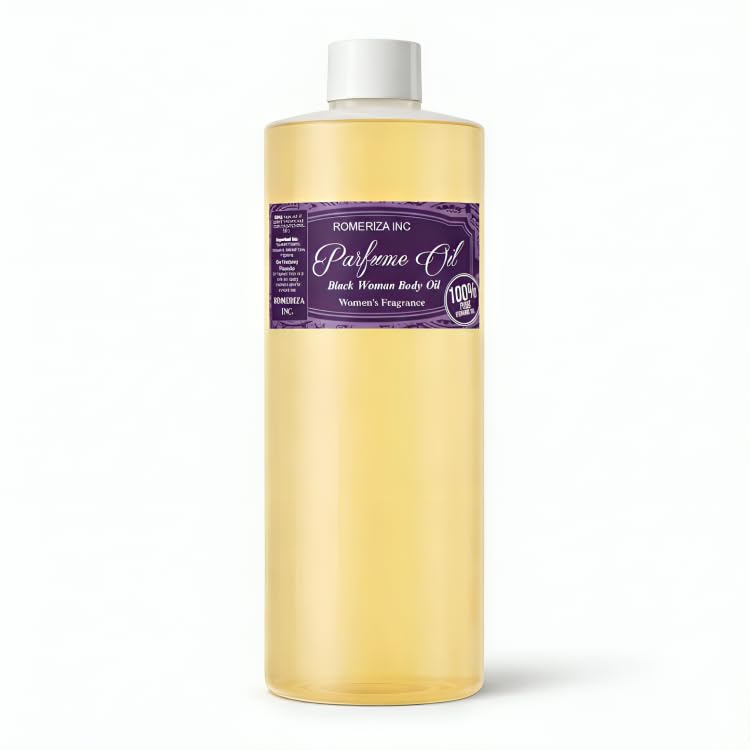 Black Women Personal Fragrance Body Oil Perfume - Scented Fragrance Body Oil - Women Scented Body Oil Perfume - Strong Essence Long-Lasting Perfume - Body Oil Women 1 oz