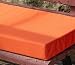 Yoole EU Cuscino per panca da giardino, 100/120 x 50 cm, impermeabile a 2/3 posti, per dondolo e mobili da esterno (140 x 50 x 5 cm, arancione)