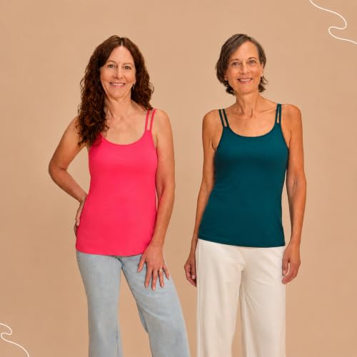 Image of Amoena Women's Valetta Pocketed Camisole W /Built in Shelf Bra