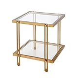 table basse en verre trempé but La table d'appoint à deux niveaux est équipée de suffisamment d'espace pour vous permettre de ranger vos livres, tasses, magazines et journaux