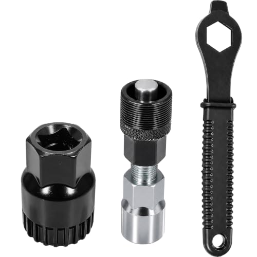 Image of ANVINKU Bike Crank Removal Tool, Bottom Bracket Removal Tool with Wrench