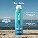 COOLA Organic Sunscreen SPF 50 Sunblock Spray, Dermatologist Tested Skin Care for Daily Protection, Vegan and Gluten Free, Fragrance Free, 6 Fl Oz