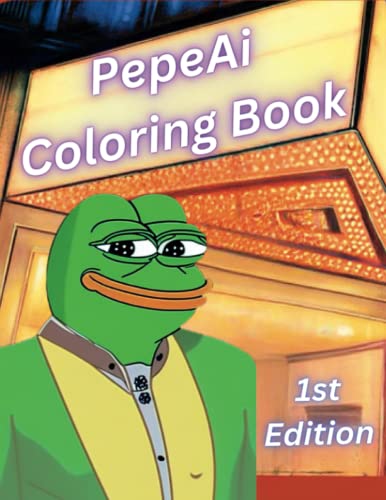 PepeAi Coloring Book: In the style of Matt Furie