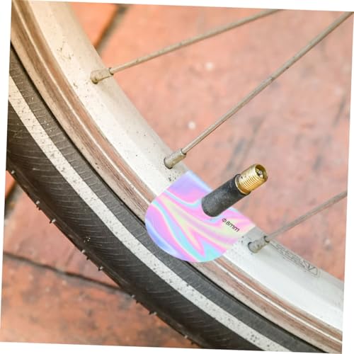 Healvian Adhesivo Protectores para Válvulas de Neumáticos de Bicicleta, 3 Hojas Multi, Pegatinas Universales para Mantenimiento y Reparación miniatura 6