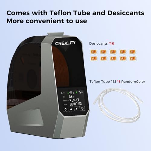 Image of 2025 Official Space Pi Filament Dryer Upgrade, 3D Printer Filament Dry Box with 360 PTC Fast Heating, 3.7'' LCD Touch Screen, One Key Set Filament dehydrator Fits 1.75 /2.85mm PLA PETG ABS