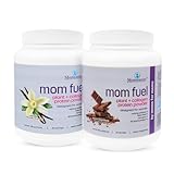 Momsanity Protein Powder for Women – Dairy Free Meal Replacement Protein Powder Made with Plant & Collagen Protein, 20 Grams Protein (Dutch Chocolate + Vanilla)