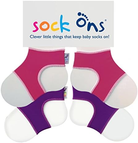 Sock Ons Clever Little Things That Keep Baby 6-12 Months - TWIN PACKS (2 pack)