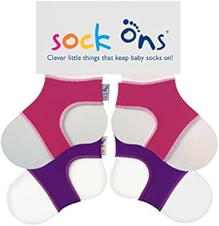 Sock Ons Clever Little Things That Keep Baby 6-12 Months - TWIN PACKS (2 pack)