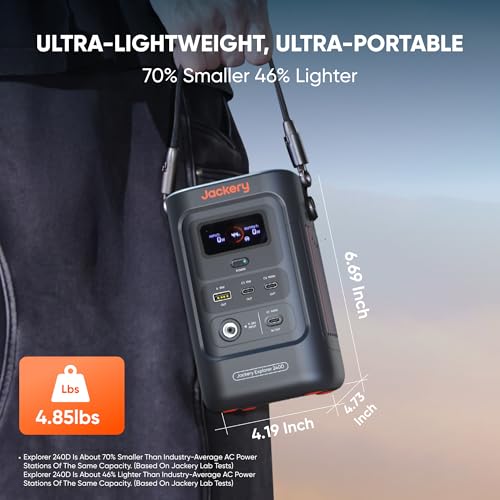 Jackery Explorer 240D Power Station 256Wh — view 7