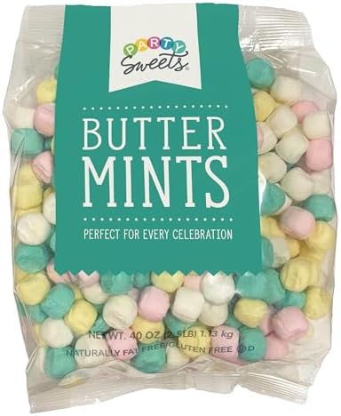 Amazon.com : Party Sweets Assorted Buttermints, 2.5 Pound, Appx. 350 ...