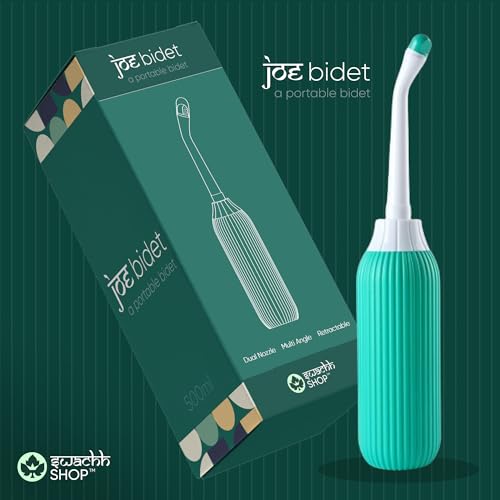 Image of JOE BIDET - 500ML Portable bidet, Jet Spray for Toilet | Retractable, 2 angled Nozzles, Travel Bag, Ideal for Postpartum, Infants & On-the-Go Cleaning (Travel)