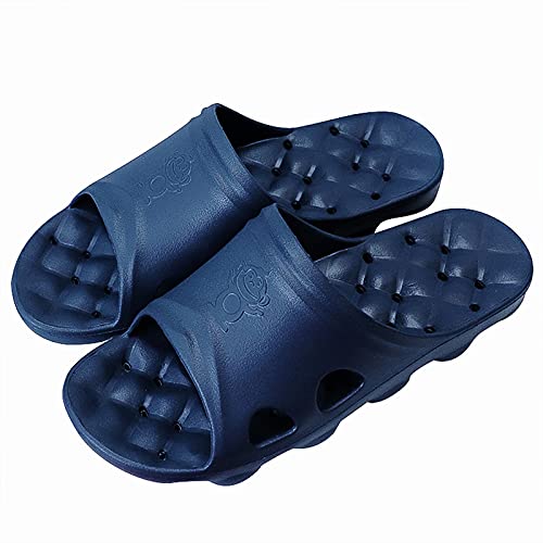 Image of BAI HOU Unisex-Adult Shower Slippers, EVA Non-Slip Open Toe Slides, Quick Drying, Anti-Slip, Pink