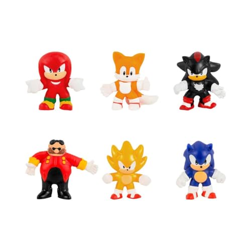 Pack 6 Figuras Sonic, Goo Jit Zu, Sunny