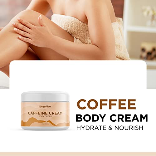 Caffeine Skin Firming Cream Moisturizer - Slimming And Tightening Cellulite Cream For Thighs And Butt And Neck Firming Cream For Fine Lines And Wrinkles With Rich Shea Cocoa And Kokum Body Butters #TOP4