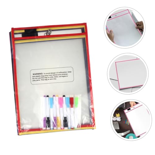 Pochette porte-stylo de rangement multifonctions couleur aléatoire