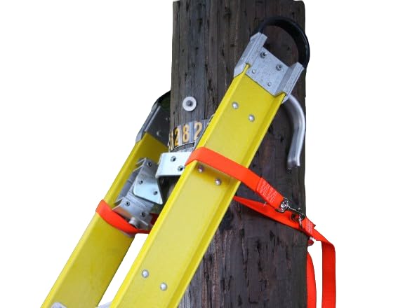 Levelok Ladder Saftey Strap - Top of Ladder - 375 lb Duty Rated - Model LSS-150-ORH - 9' Length