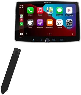 BoxWave Stylus Pouch Compatible with Planet Audio P100CPA - Stylus PortaPouch, Stylus Holder Carrier Portable Self-Adhesive for Planet Audio P100CPA - Jet Black