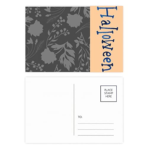 Cartes postales d'Halloween art botanique coffret de 20 illustrations à offrir et partager