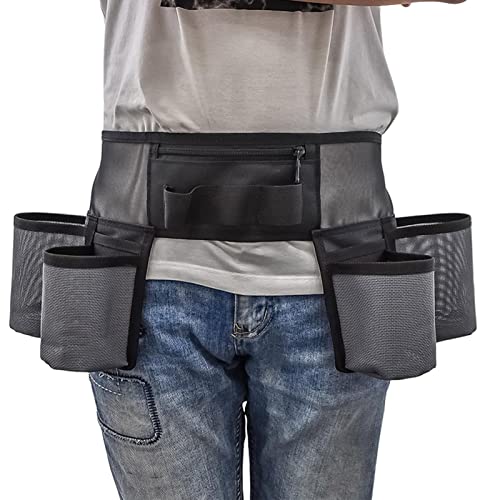 Yeeda Kit de limpieza Fanny Pack, Cinturón de herramientas para mujeres, Bolsa de anidación para suministros de limpieza, Cinturón de funda de botella de limpieza ajustable, Herramientas de limpieza
