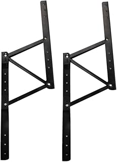 YARNOW 2pcs Tablet Stand Holder Folding Bracket Tablet Holder Folding Shelf Spring Furniture Mechanism Tea Table Support Tea Table Bracket Tablet Folding Stand Spring Black Lifting Frame