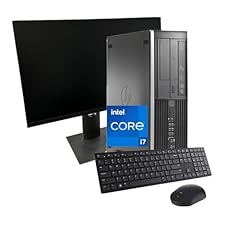 Postazione PC COMPLETA, Processore i7, Ram 16Gb, SSD 256Gb, Wi-Fi, sistema operativo attivo a vita - Pronto all'uso con programmi installati - Tastiera, mouse e MONITOR 23" RICONDIZIONATO