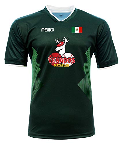 Jersey Mexico Venados de Mazatlan 100% Polyester_Made in Mexico (XXX-Large) Green