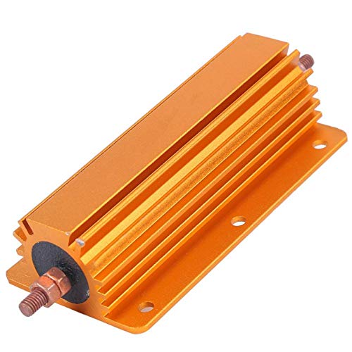 Résistance de puissance, 200W Résistance de coque en aluminium 4Ohm 4R Coque d'alimentation en aluminium Boîtier de résistance bobinée Logement Fournitures d'équipement électrique industriel Cover